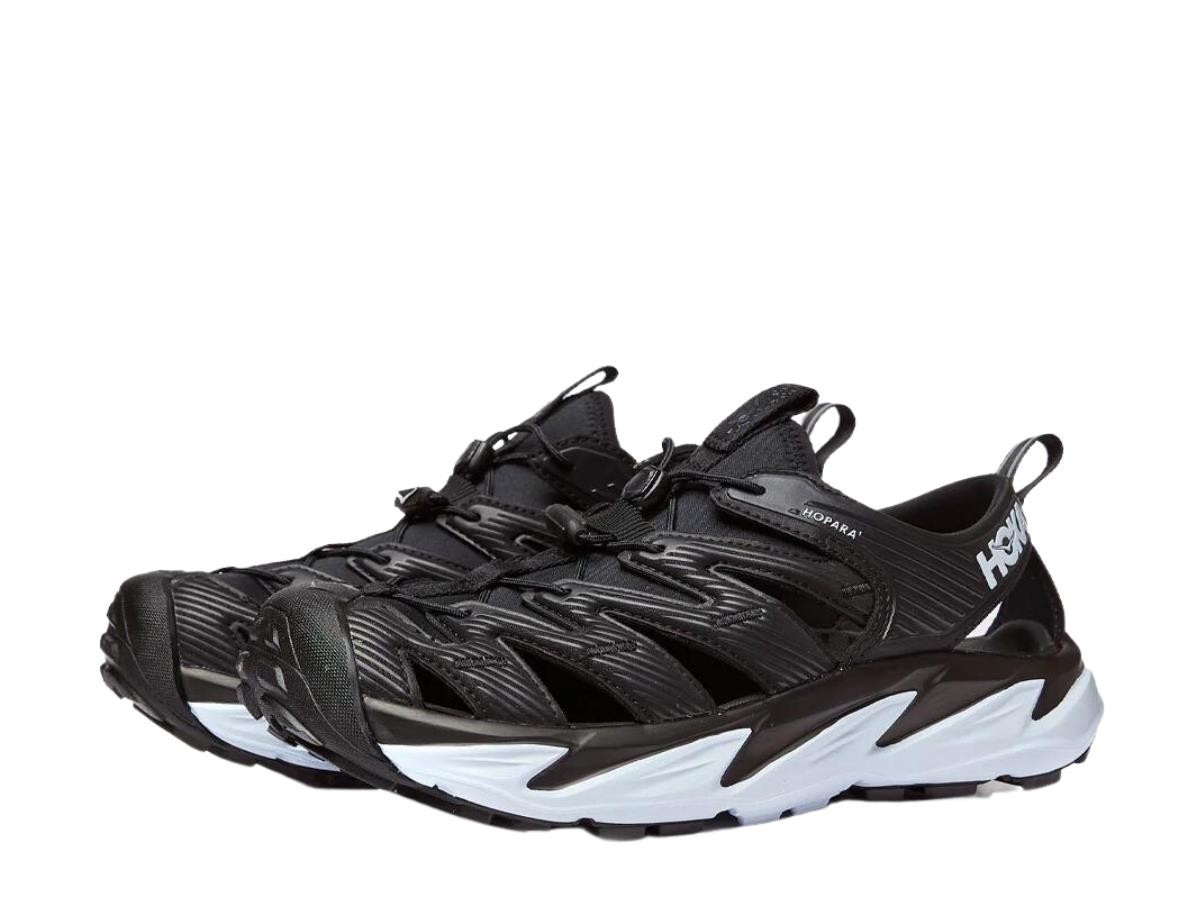 New Men’s Hoka Hopara Hiking Trail Shoes Sandals Size 9-13 Black/White 1106534
