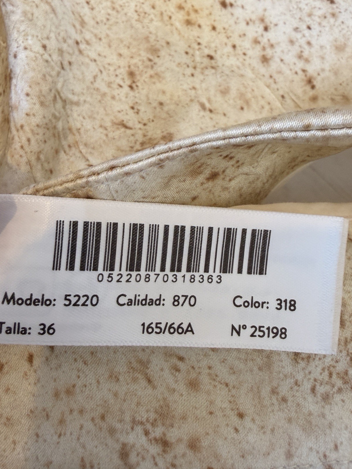 Massimo Dutti Brown Cream Cow Print Satin Midi Skirt Size EU 36 / US 4⁠ – New