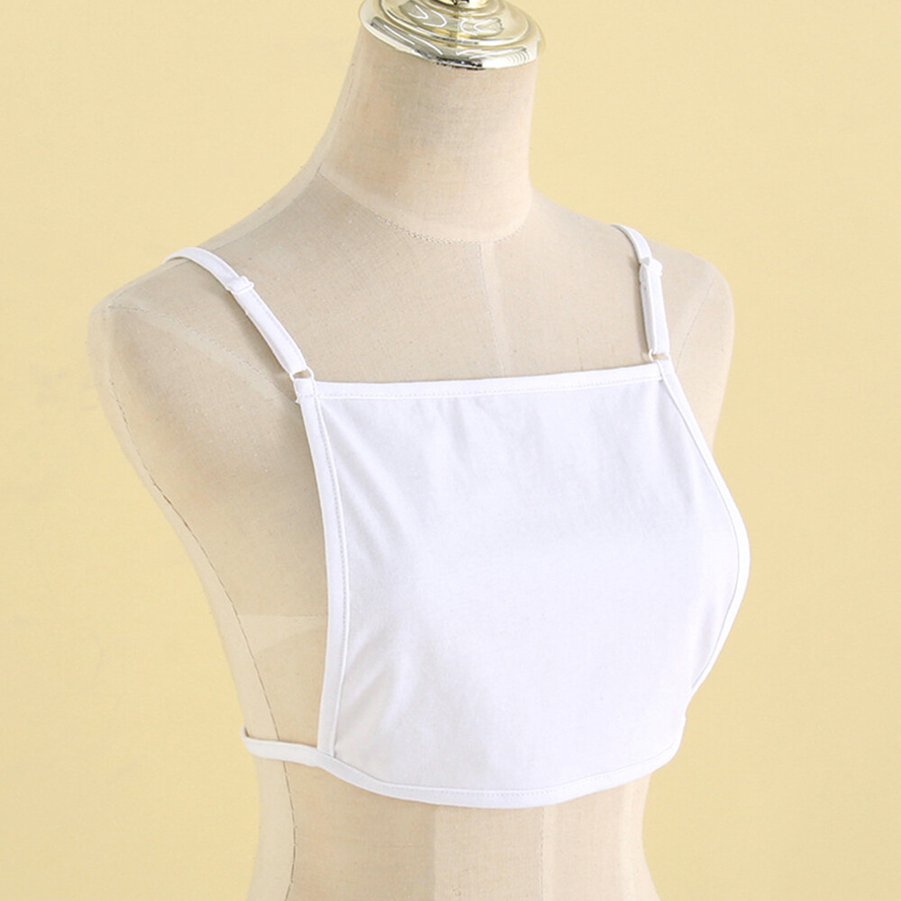 Mock Camisole Wrapped Chest Modesty Panel Vest Cleavage Cover Camisole Thin ~
