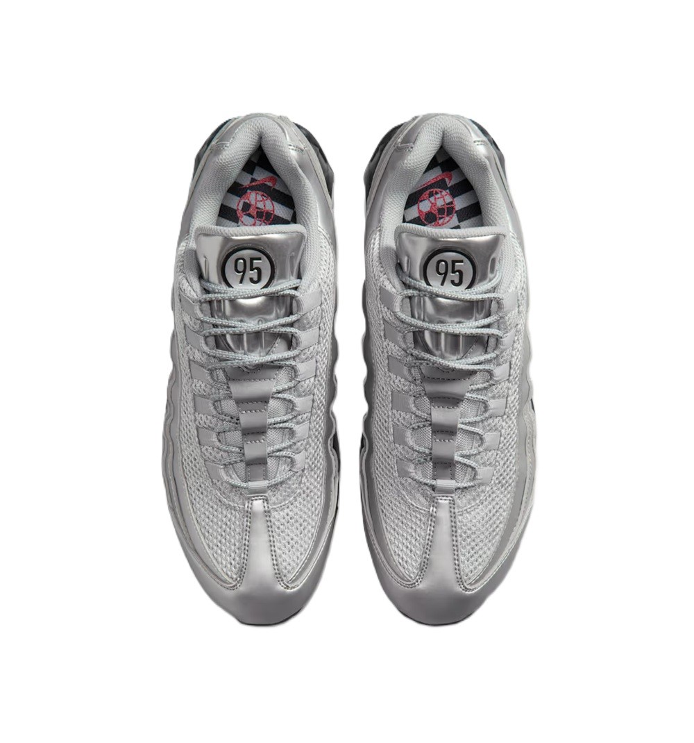 Men’s Nike Air Max 95 Big Bubble SE Metallic Silver/Black-Black (IB6830 002)