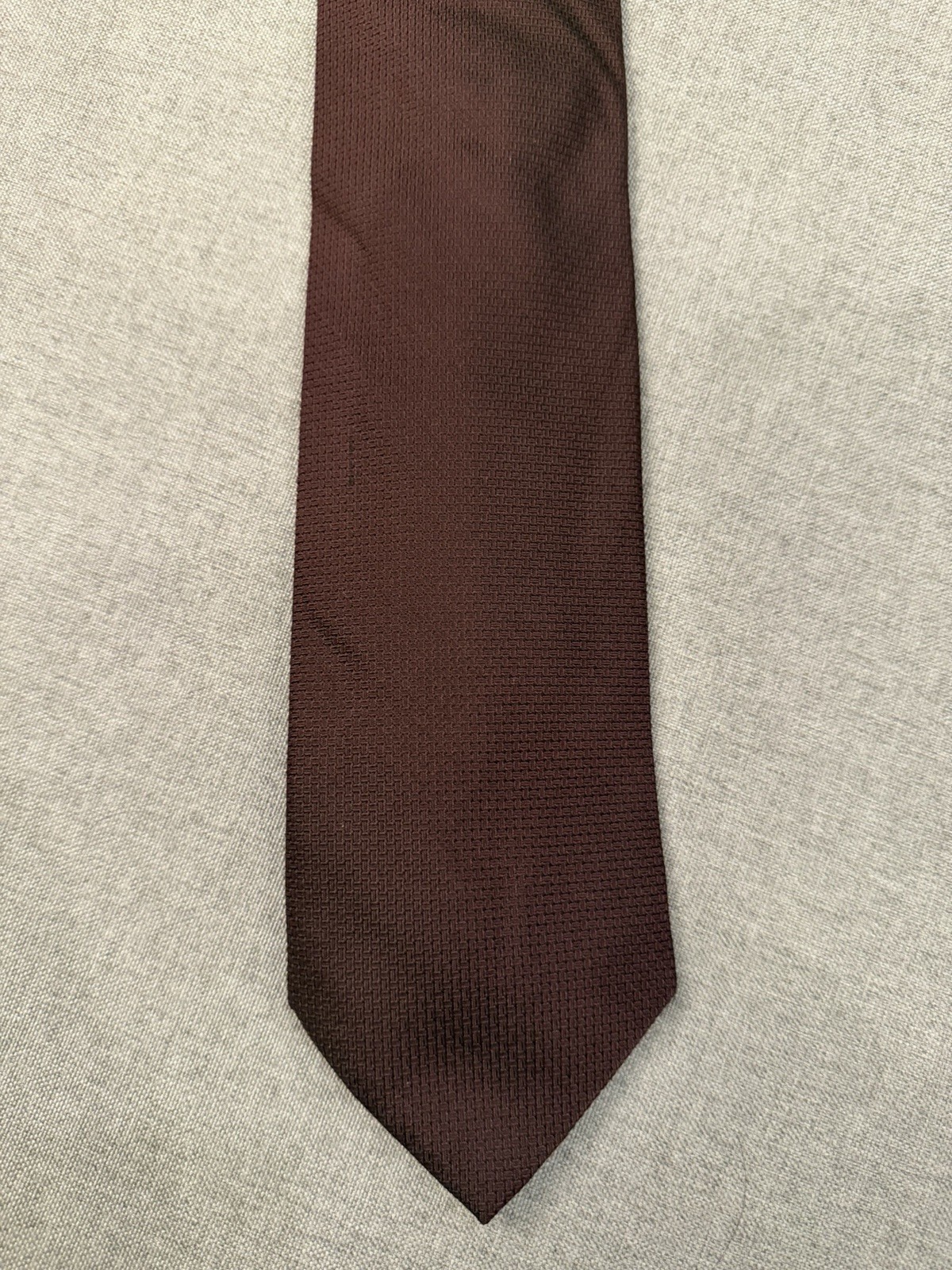 Thomas Pink Brown Silk Necktie 3.25 In. Wide