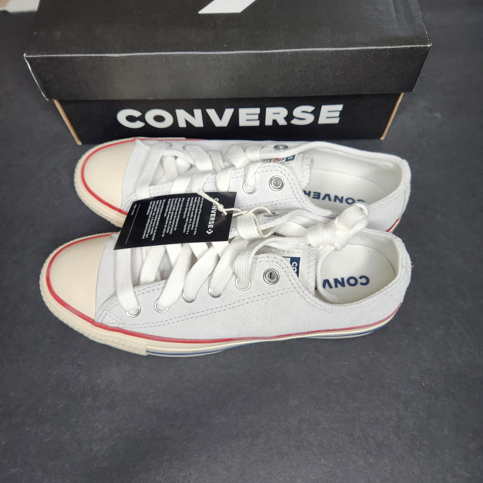 Converse Chuck Taylor all star Light Grey Brand New In Box Sizs M7/W9