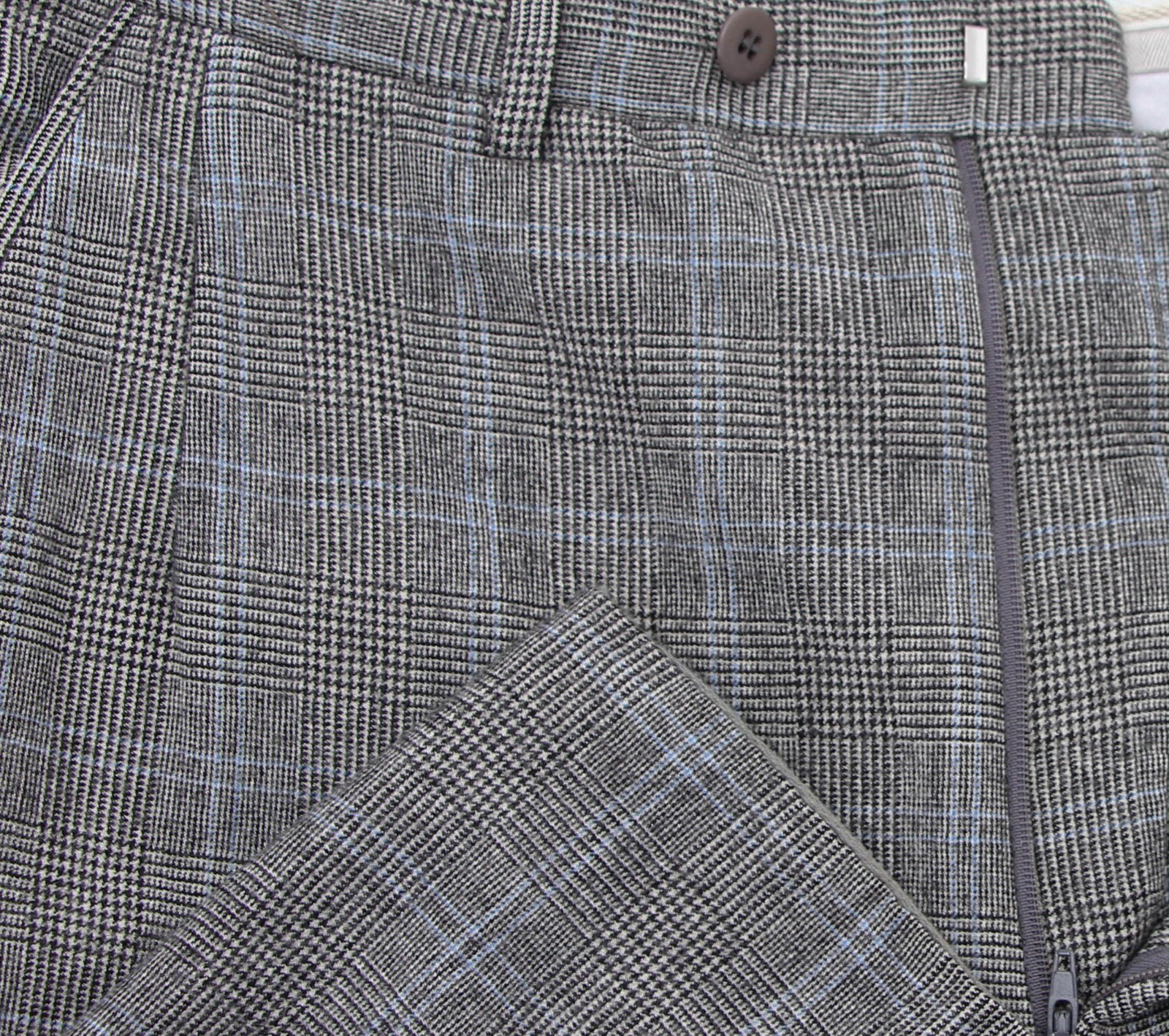 Brioni Wool 2-piece SUIT Gray checkered Celio Blazer Mens 48/50 size luxury