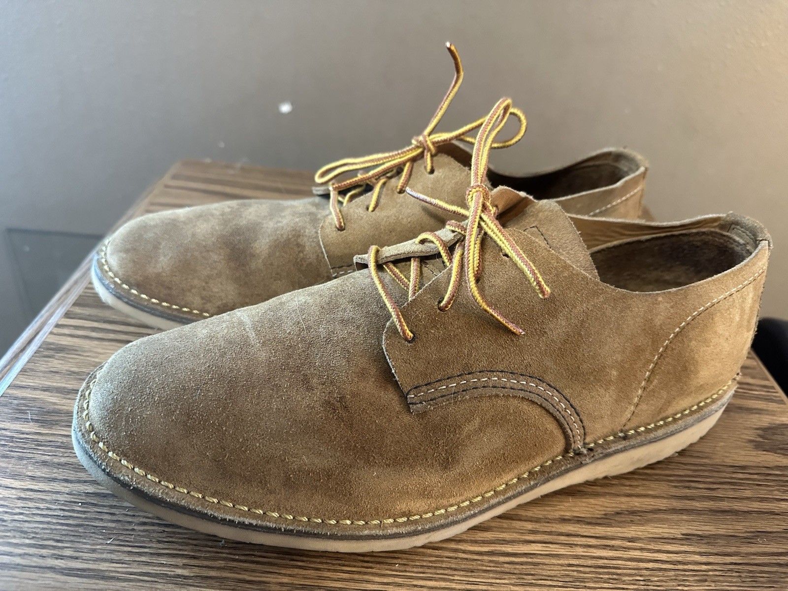 Red Wing Heritage USA 3302 Weekender Oxford Shoes **missing Inserts