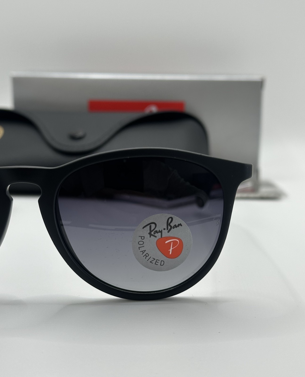 Ray-Ban RB4171 622/T3 Erika Polarized Gradient Lens Rubber Matte Black 54mm