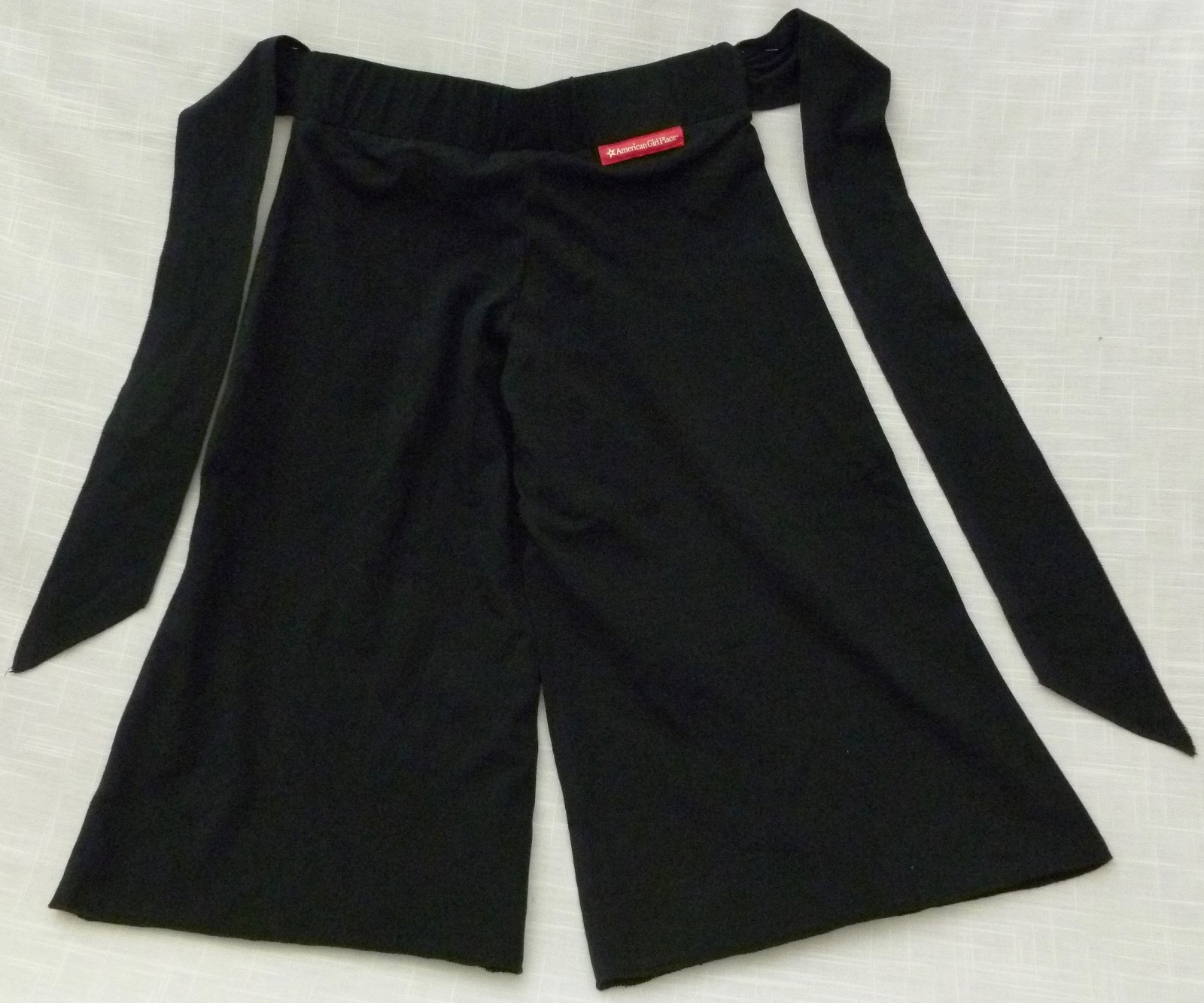 Gauchos Cropped Pants Black small (8) by American Girl 95% Cotton 5% Spandex