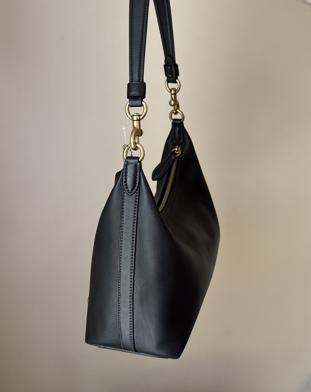 Coach Juliet Shoulder Bag Leather 2Way Crossbody Handbag Black # CR981 NWT