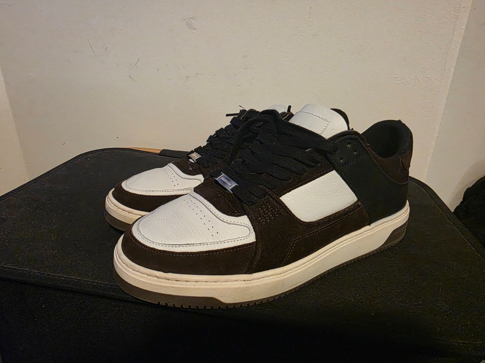 size 13.5 – Represent Brown Suede Lo