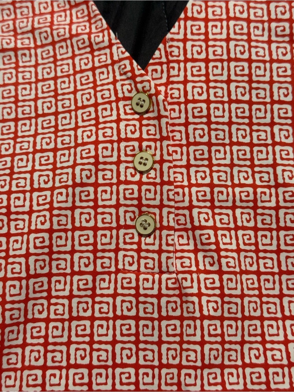 J.McLaughlin Calla Halter Top XL NWT Red White Mini Retro Square Catalina Cloth