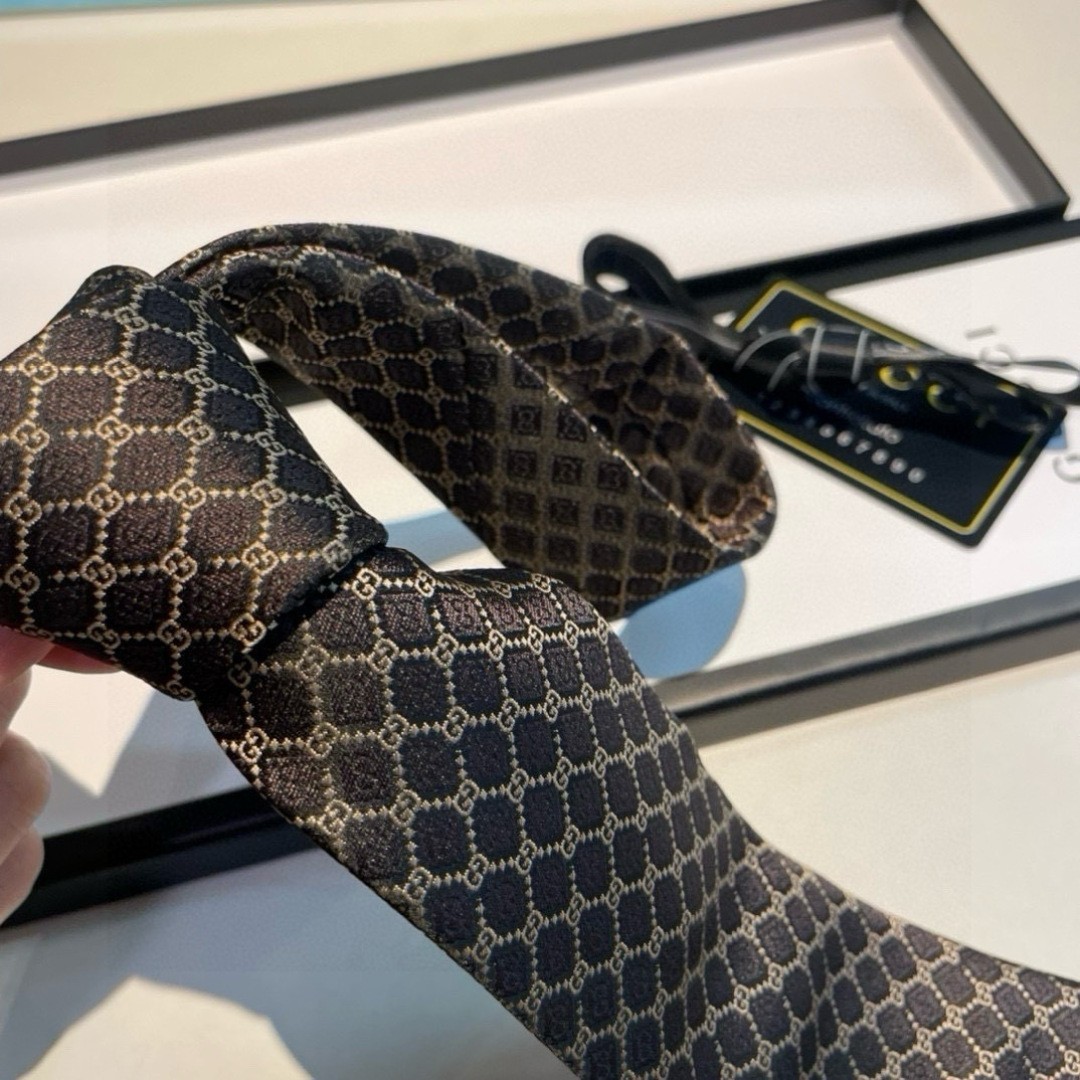 GUCCI TIE AUTHENTIC SILK 100% WIDTH:7CM