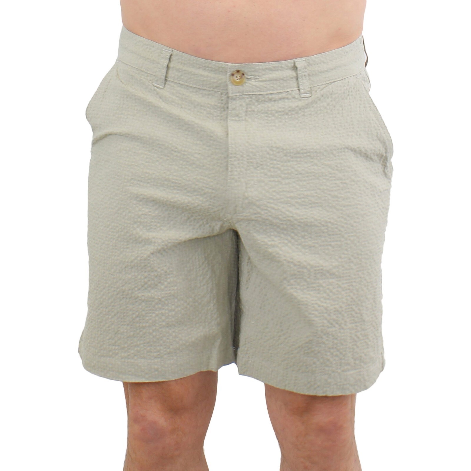 Taylor Stitch Men’s Easy Short Soft Organic Cotton Seersucker 8″ Inseam $98