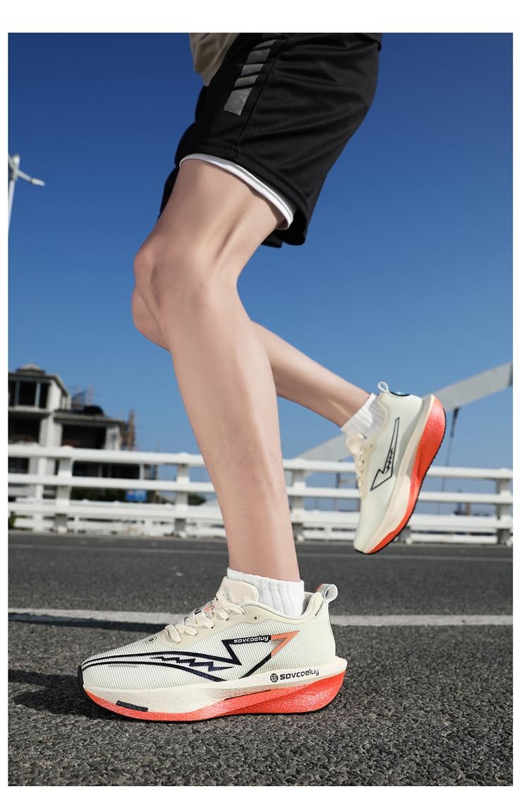 Running Shoes Carbon Board Speciality Marathon Men Sports Breathable Lightweight