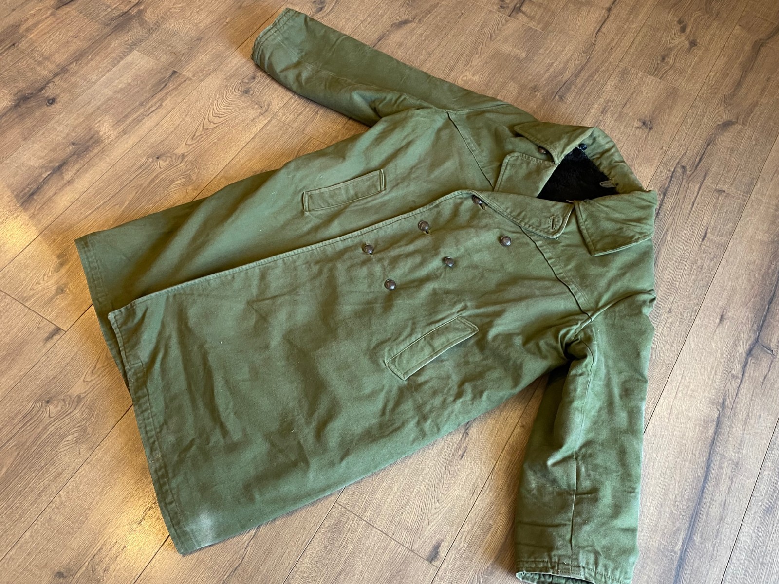 ALBANIA OFFICER HEAVY WINTER JACKET FRONTIER COAT TUNIC COMMUNIST ERA #63