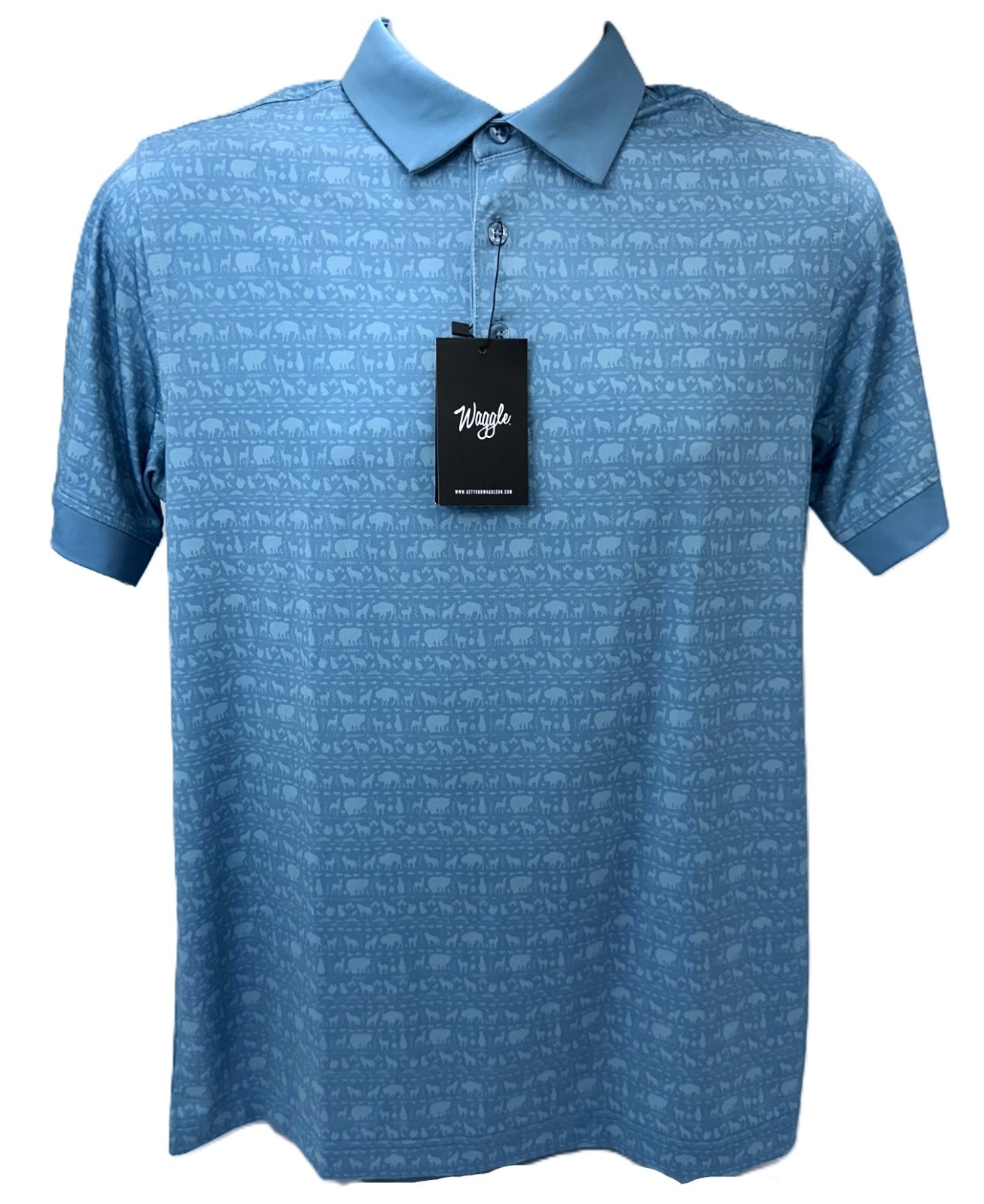 $70 Waggle Men’s Sanctuary Golf Polo Shirt – Sanctuary – Small – New With Tags