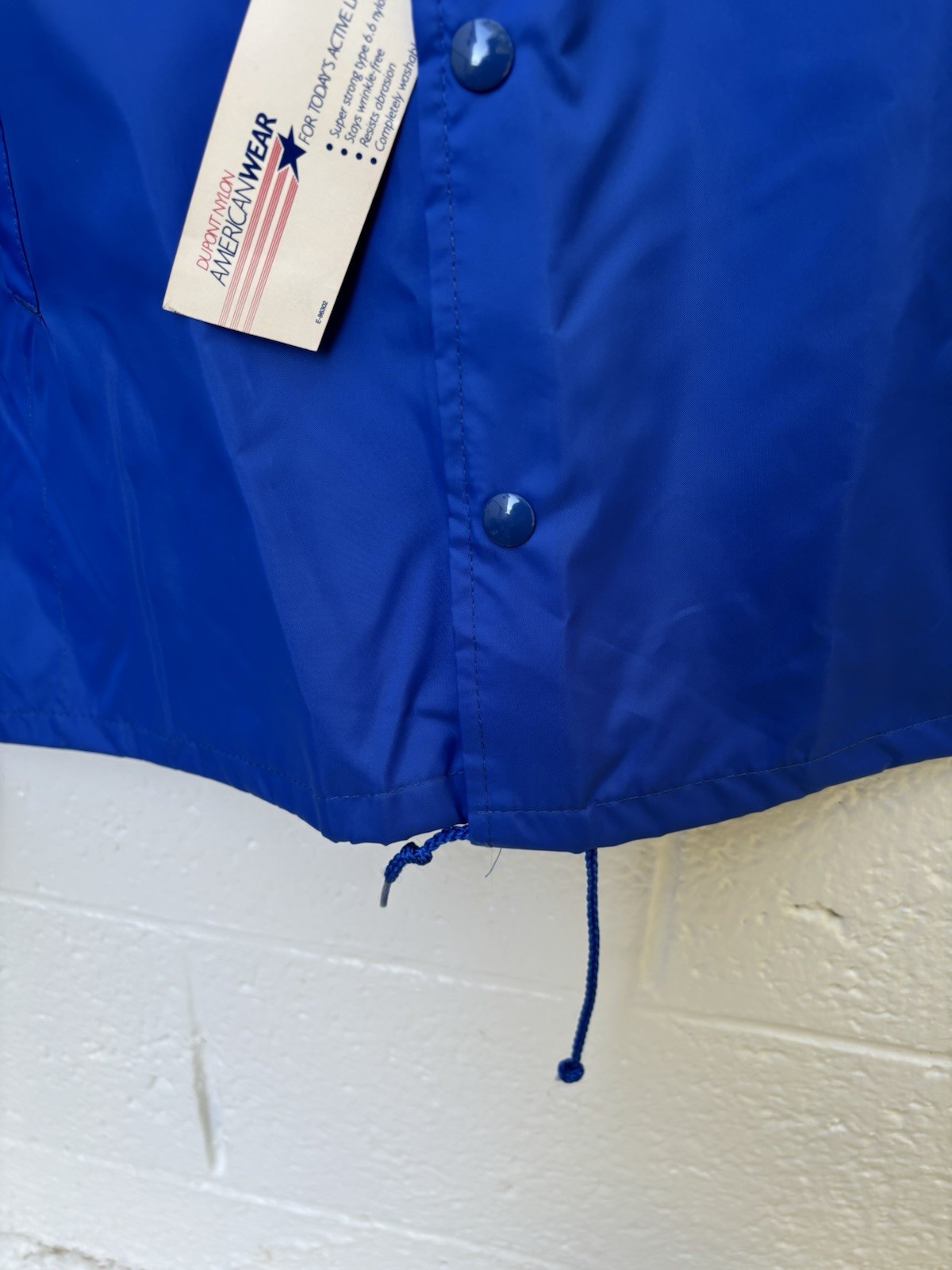 Vintage NWT Pepsi Jacket Mens Large Aloha 88 Hartwell Blue Snap Windbreaker