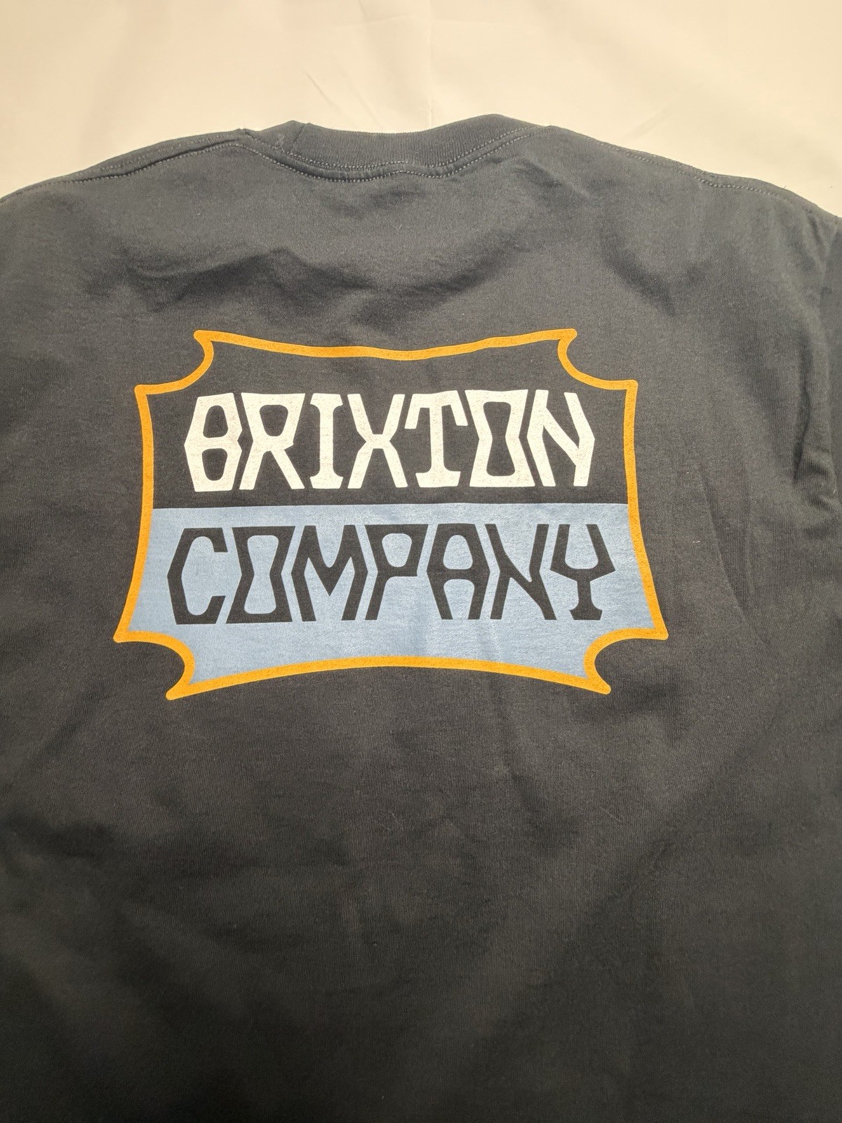 Brixton Company Pillar Trippy Graphic Mens SS Shirt Sz L Standard Fit B89/90