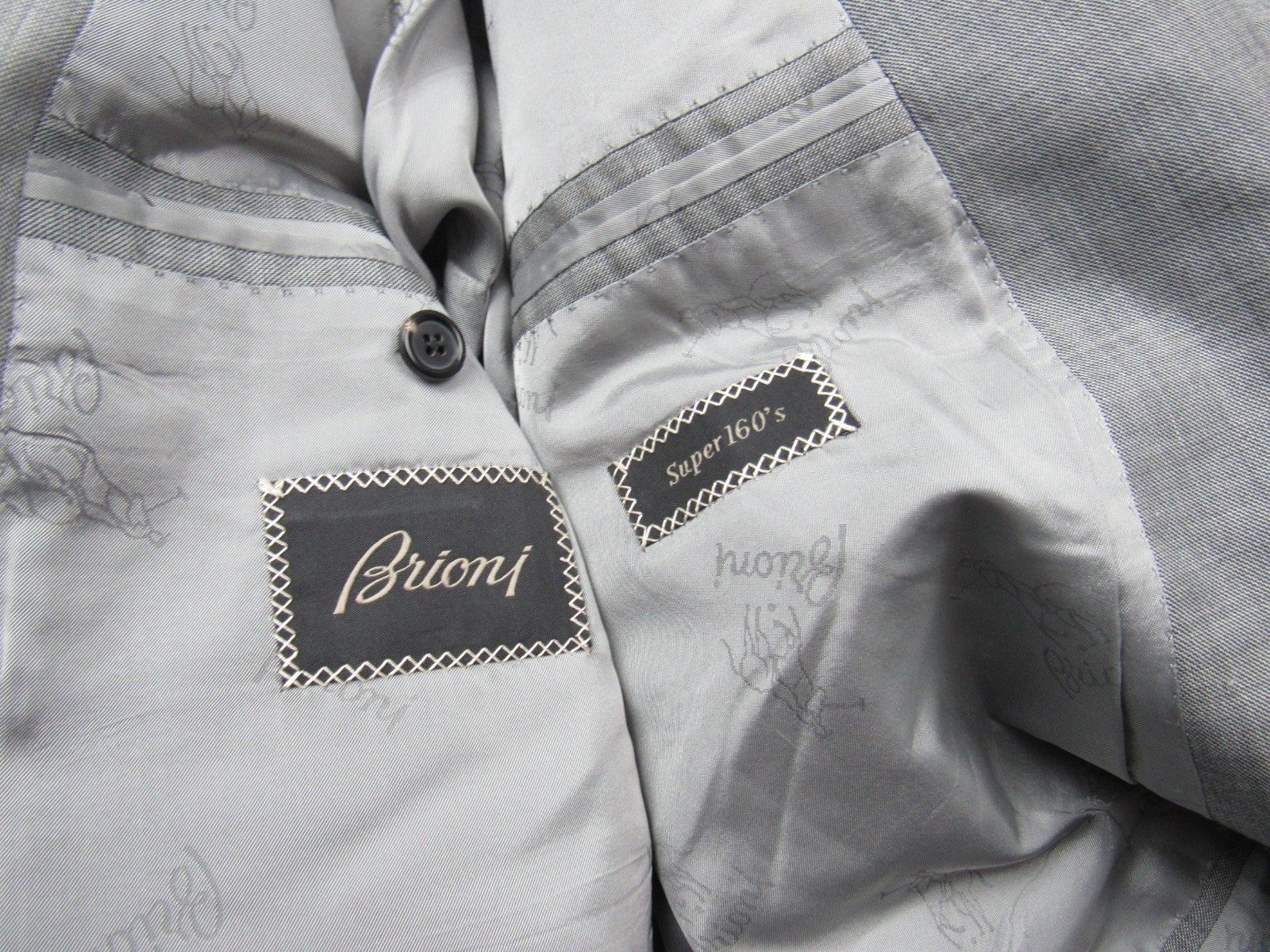 Brioni Colosseo Super 160s Wool 2 Button Sport Coat Blazer Jacket 58 R EU 48 US