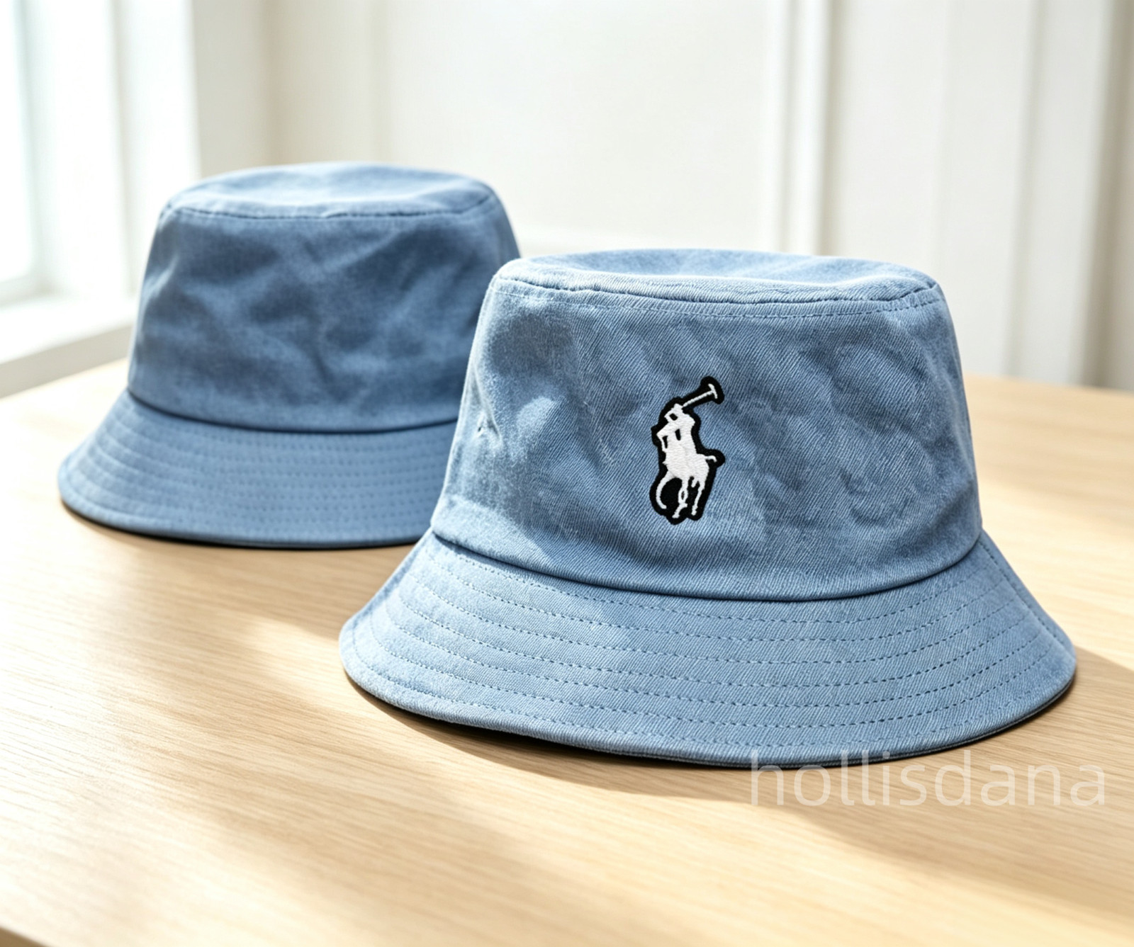 Polo Unisex Denim blue Casual Fisherman Cap Hunting Camping Fisherman Hat