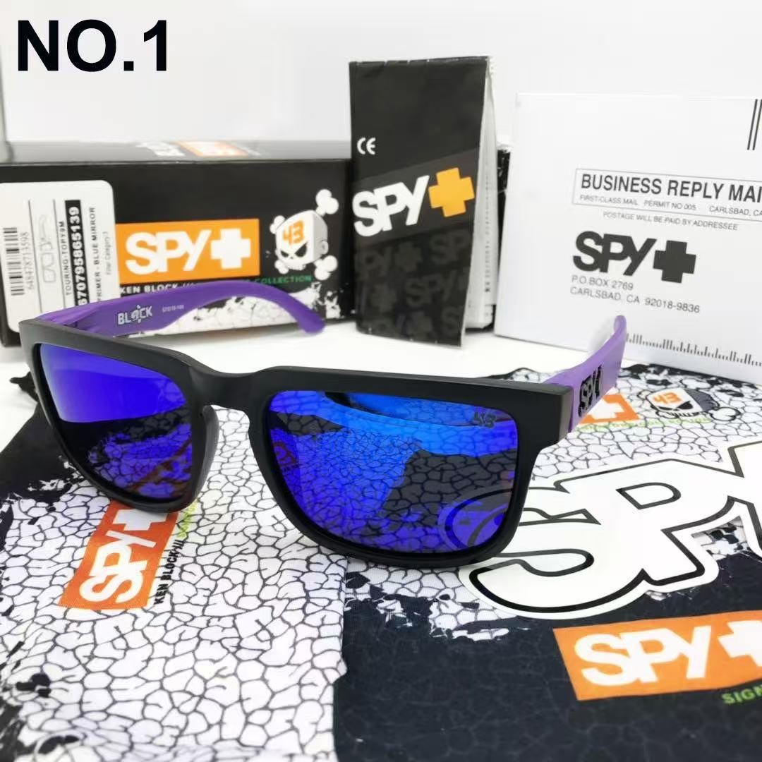 New Spy Polarized Sunglasses Men Classic Ken Block Unisex Square Original Box.