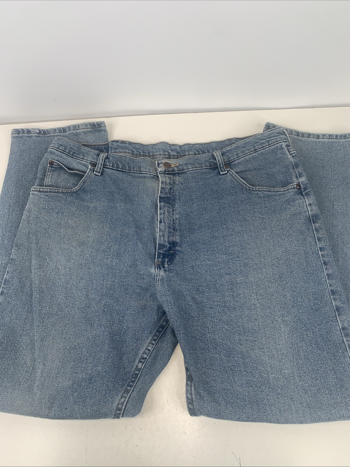 Wrangler Jeans Mens 40×32 Blue Regular Straight Leg Denim Pants