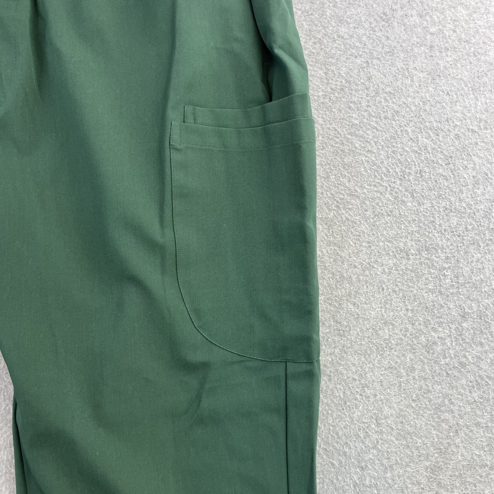 Mandala Slim Pants Womens 2XL Petite Midnight Green Scrub Jogger Stretch Pockets