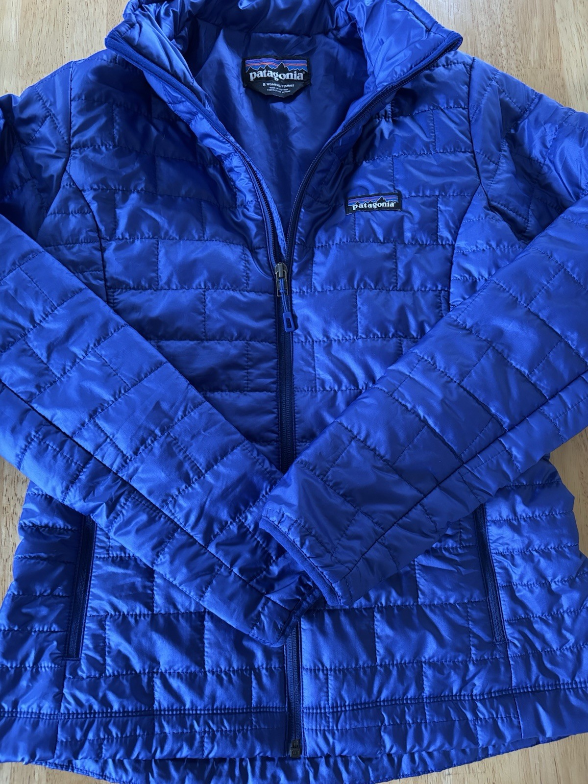 Patagonia Nano Puff Jacket Women’s Small Cobalt Blue Excellent