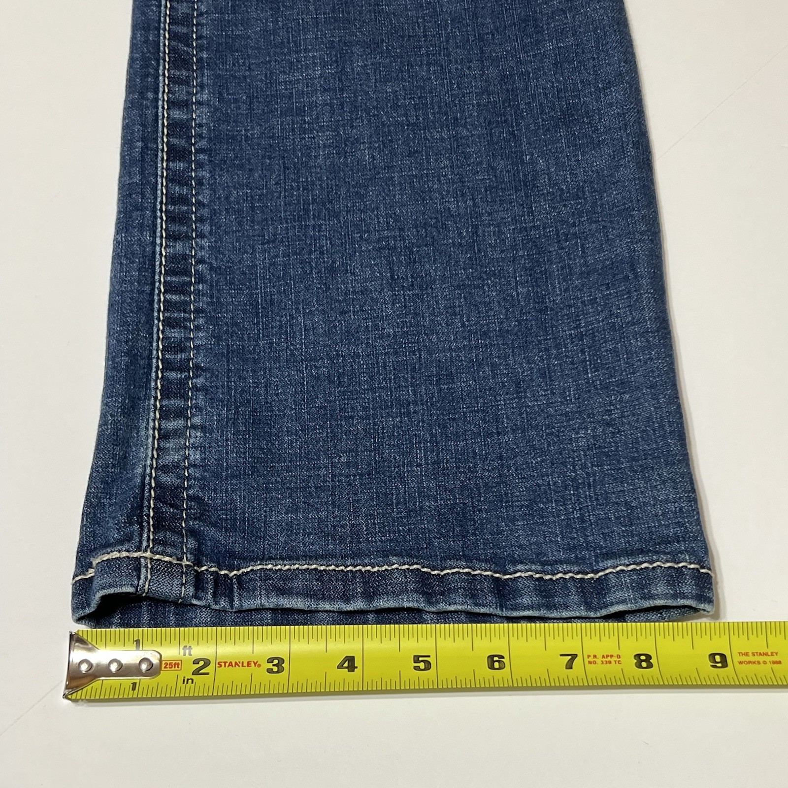 Wrangler Willow Ultimate Riding Jeans Boot Cut Women 13×34 (32×33) Stretch Blue