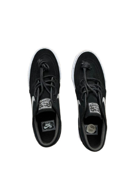 Nike SB Zoom Stefan Janoski OG+ Black White Suede Skate Shoes Men’s Size 6.5