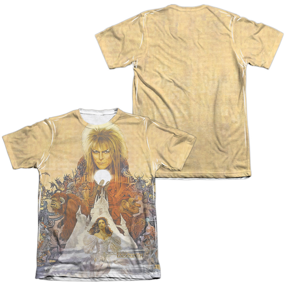 LABYRINTH COVER ART Sublimated Licensed Adult Men’s Graphic Tee Shirt SM-2XL