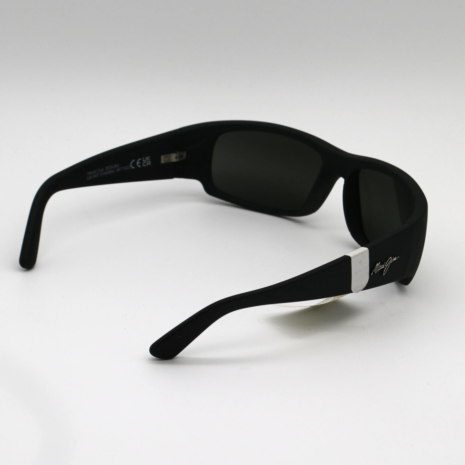 Maui Jim Sunglasses World Cup – Matte Black Rubber Frame w/ Neutral Gray Lens