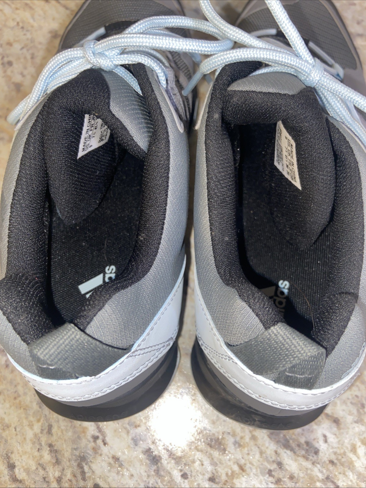 Adidas AX2S Low Top Women Hiking Shoes Gray Blue Size 9