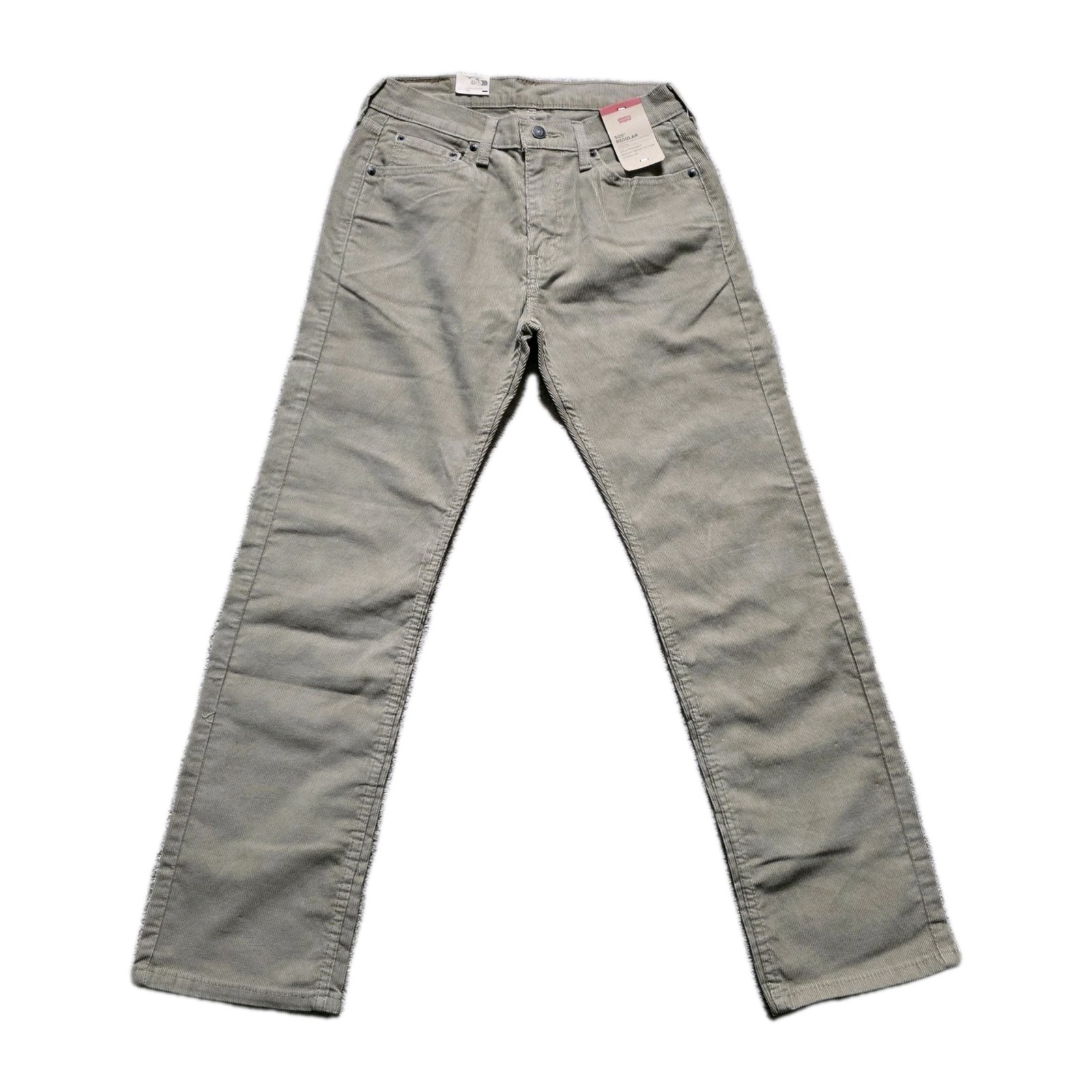 Levi’s Men’s 505 Regular Fit Jeans Timberwolf Corduroy 30W x 30L New With Tags