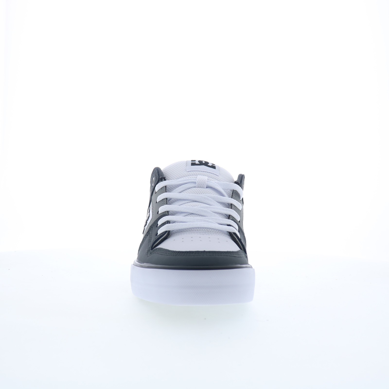 DC Pure DC01782027-GYLGWH Mens Gray Leather Skate Inspired Sneakers Shoes