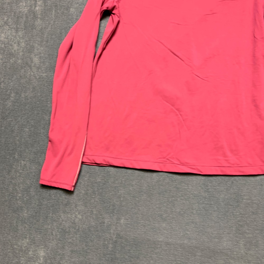 Mondetta Performance Luxury Athletic Top Womens S Pink Stretch Thumbhole Sleeve