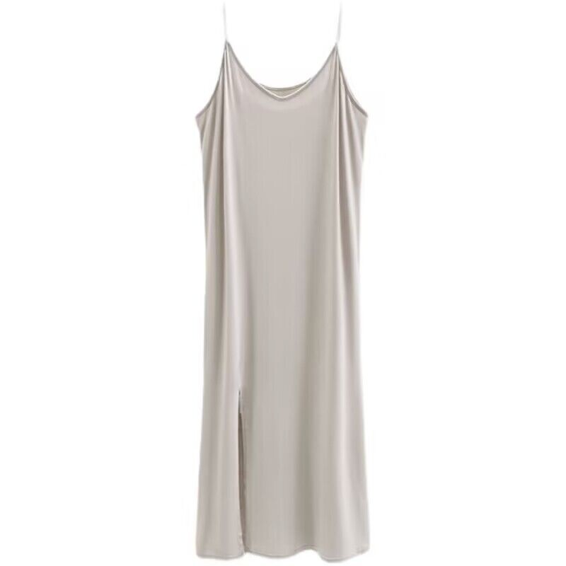 Women Modal Cotton Sleeveless Nightgown Sling Sleep Dress Casual Sleepwear