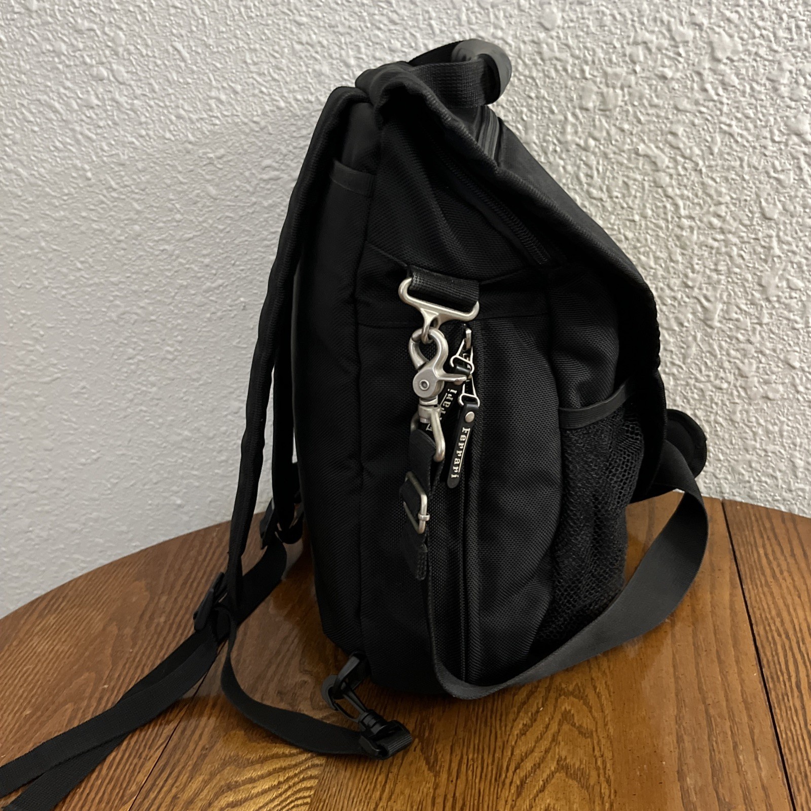 Vintage 2002 Ferrari Fila Backpack Messenger Bag Expandable Michael Schumacher