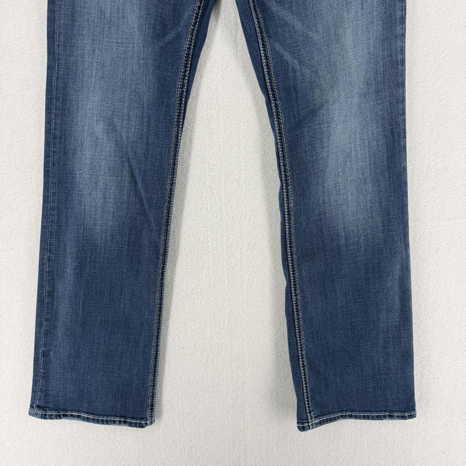 BKE Jake Bootleg Jeans Mens 30×31 Blue Medium Wash Denim Regular Bootcut Stretch