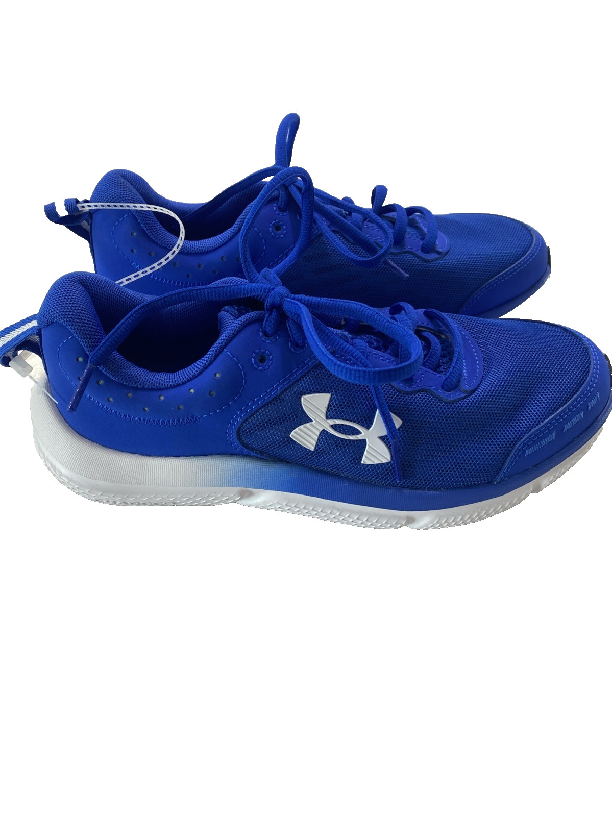 Under Armour UA Running Athletic TENNIS SHOES sneakers Blue Sz 6Y EU 38.5 YOUTH