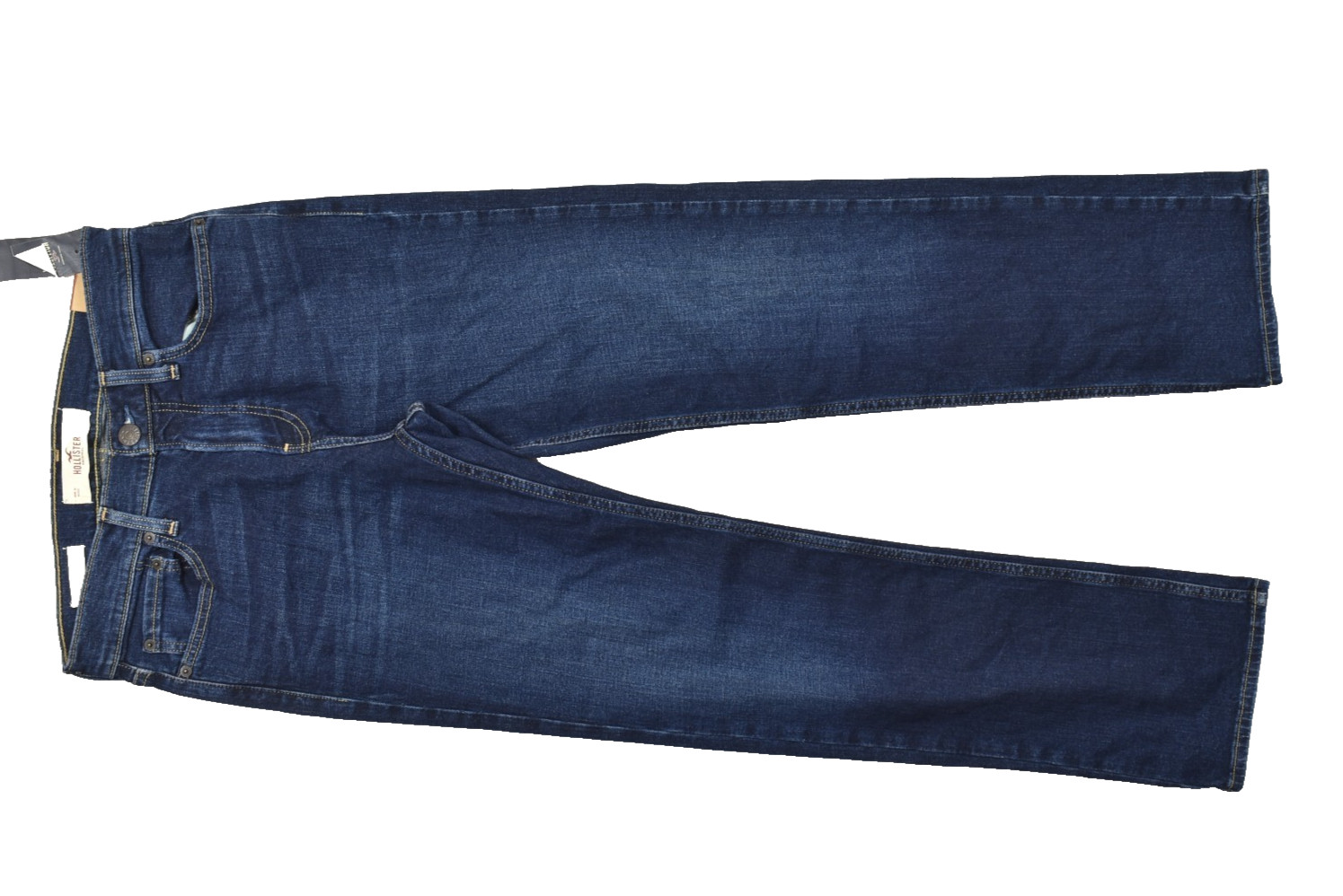 Hollister Classic Straight Men’s Jeans Dark Wash 29 x 32 Blue Cotton Blend NWT