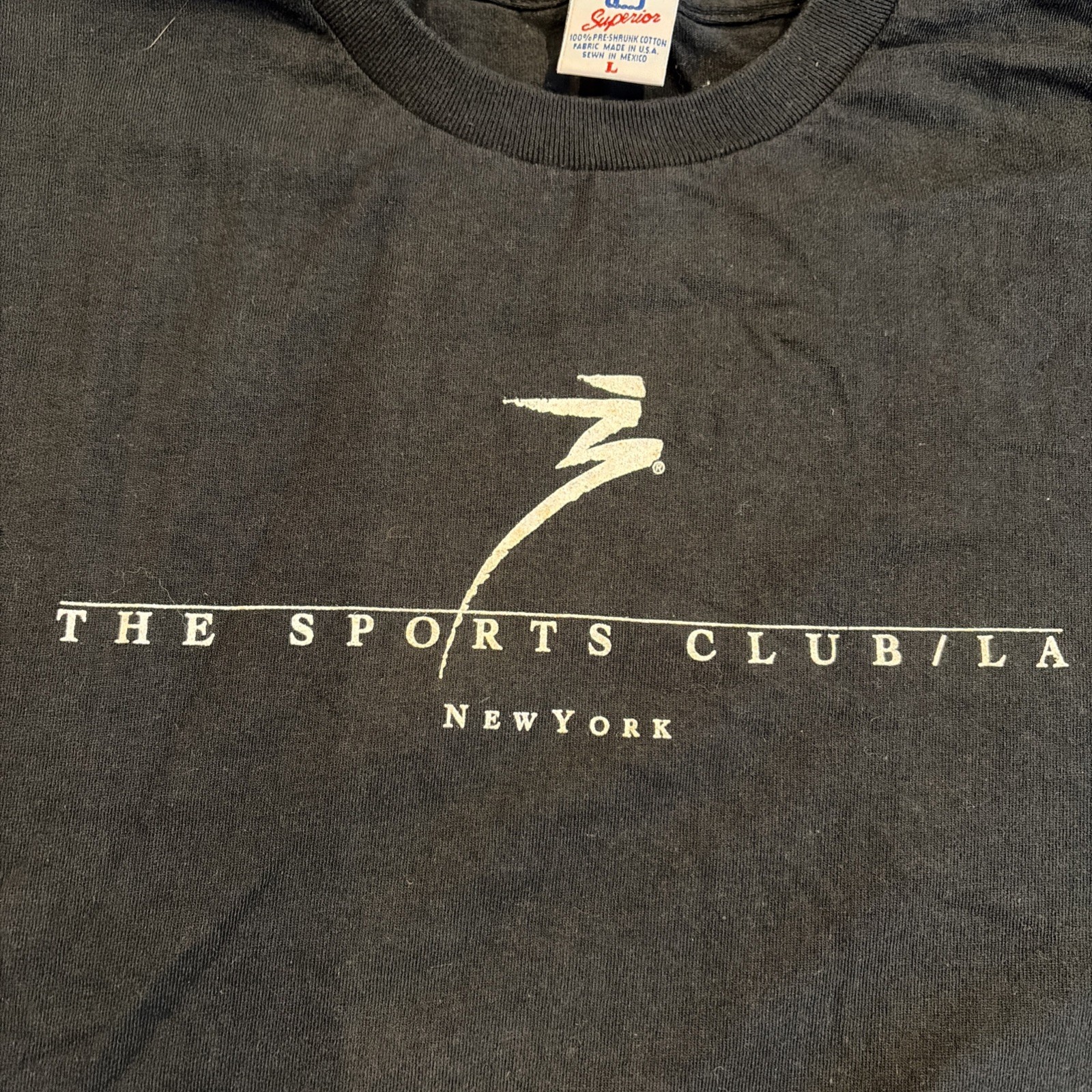 RARE – Vintage – THE SPORTS CLUB / LA – New York – T Shirt – Men’s Size Large