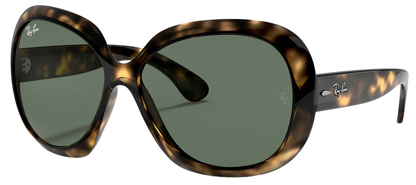Ray-Ban Jackie Ohh II Polished Light Havana Green Lens RB4098 710/71 60