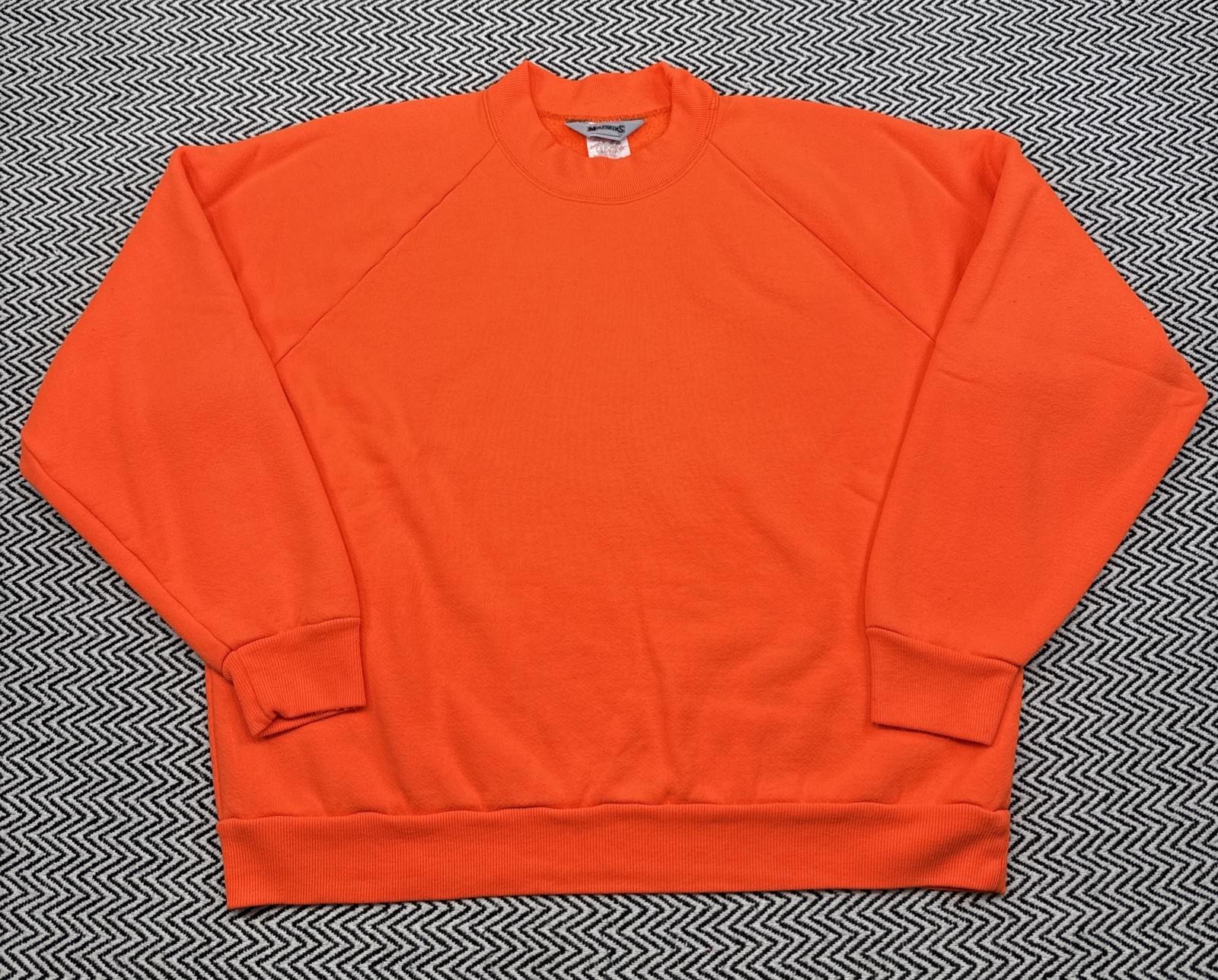Vintage 90s Muleskins MENS LARGE Orange Sweatshirt Hunting USA Outdoor