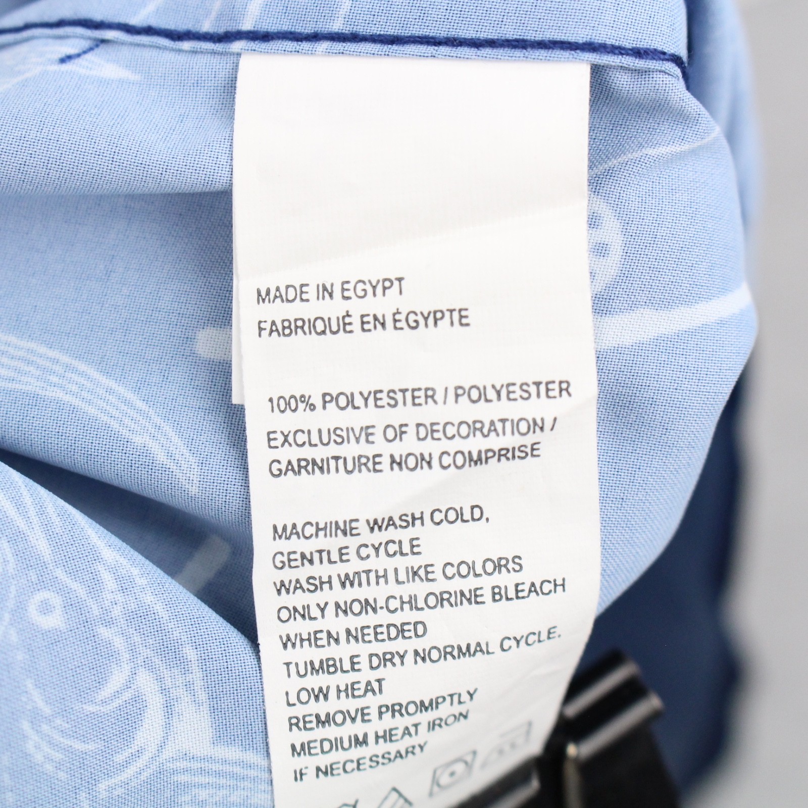 Izod Saltwater Shirt Mens XXL Blue Sunshield Prints Woven Short Sleeve NEW