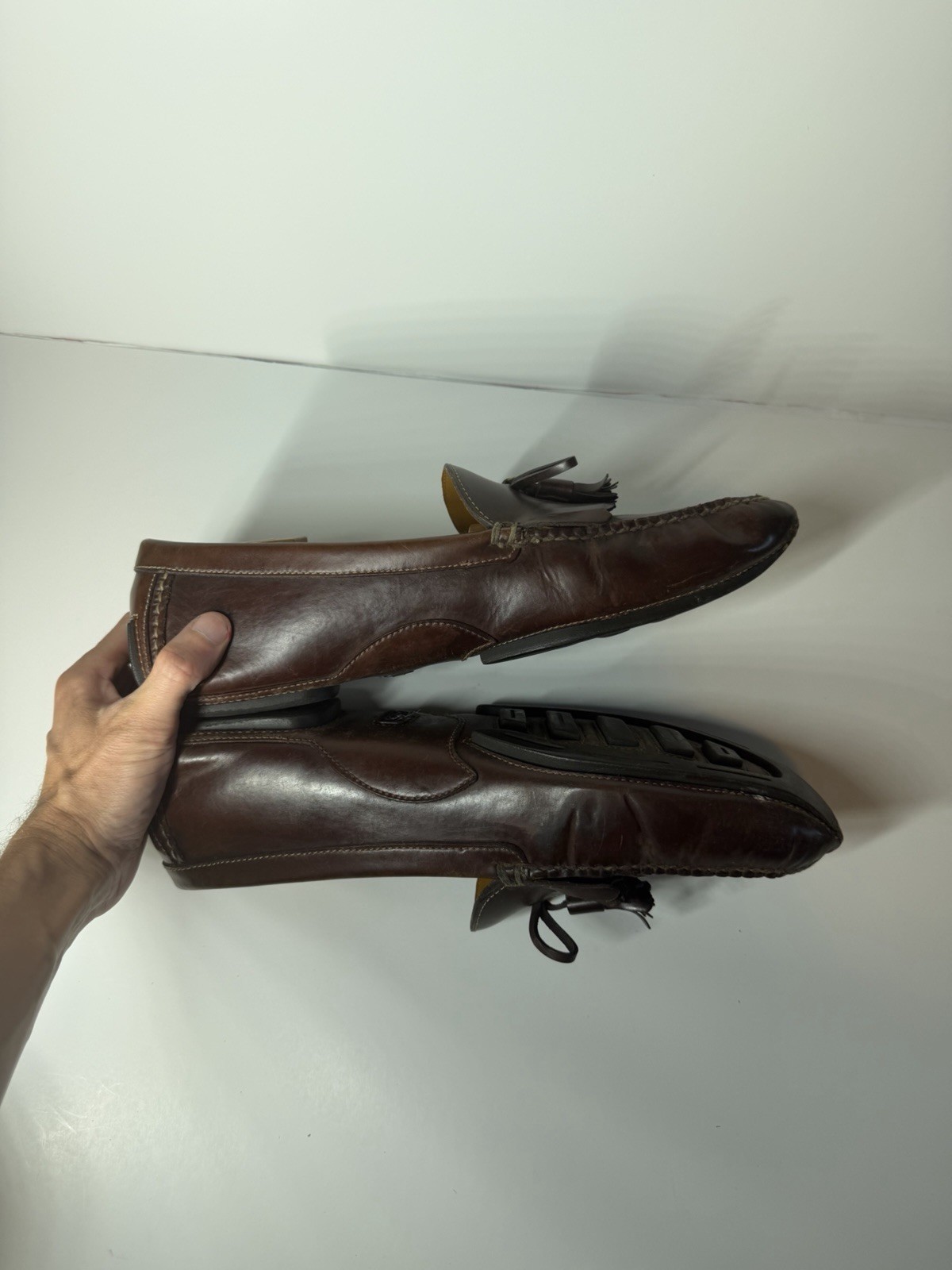 POLO Ralph Lauren Men’s 11.5 D Brown Driving Moccasins