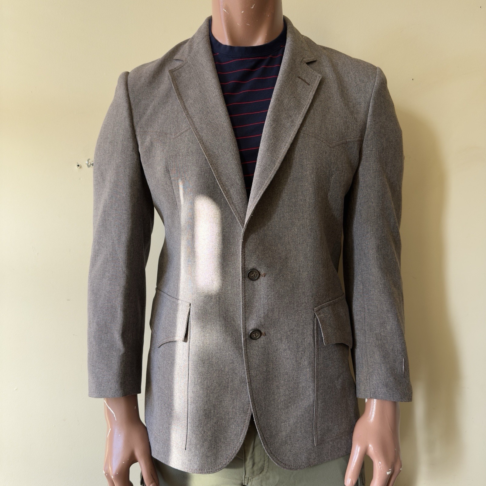Sheplers The Plainsman Western Blazer Men’s 42R Brown Western Cut Sport Coat