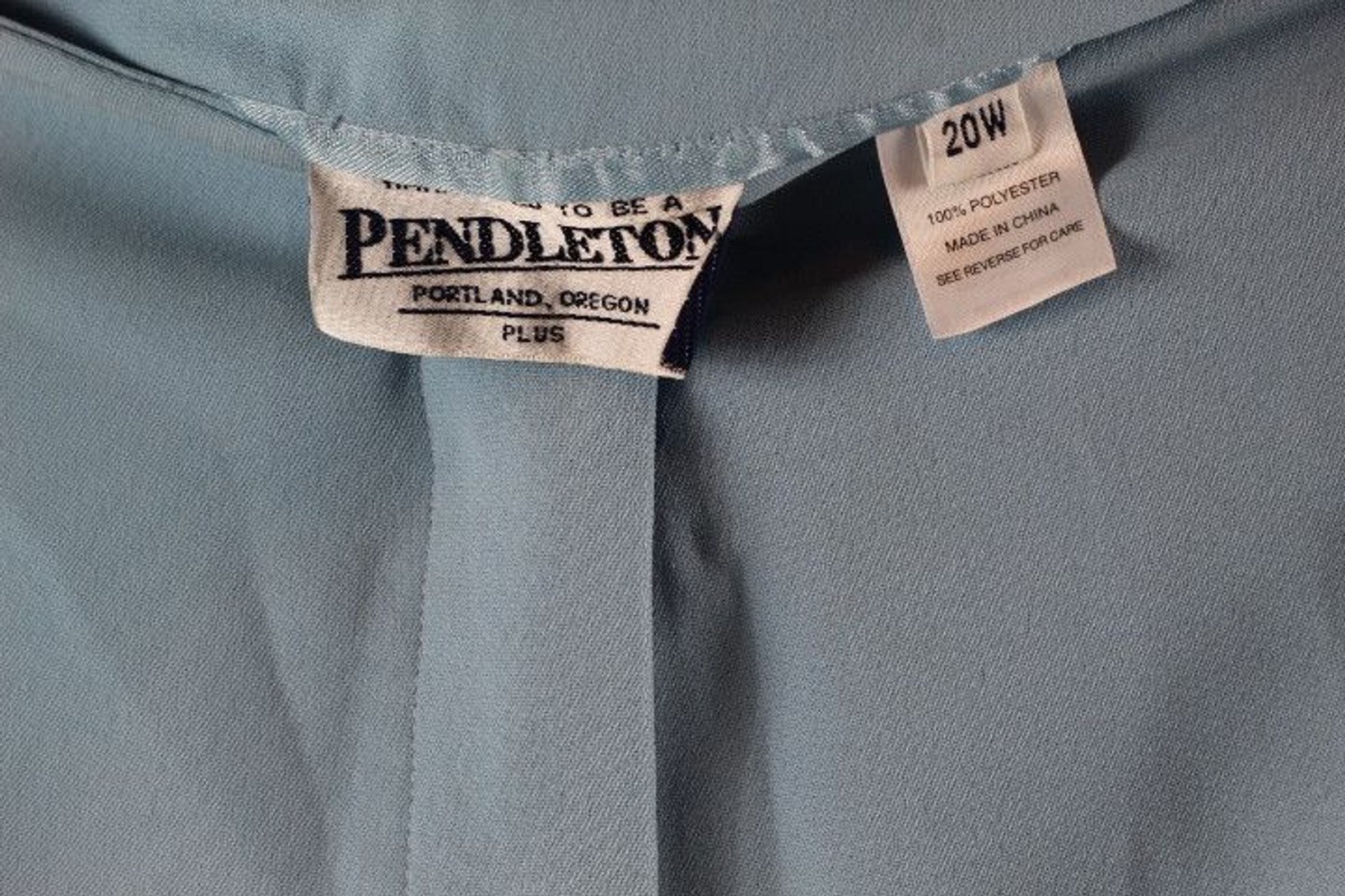 Pendleton Blue Women’s Dress Pants Zip Button Closure 20W 061