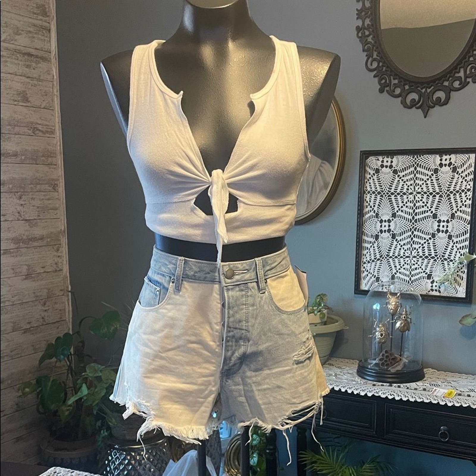 Women’s Light Blue Jean Shorts