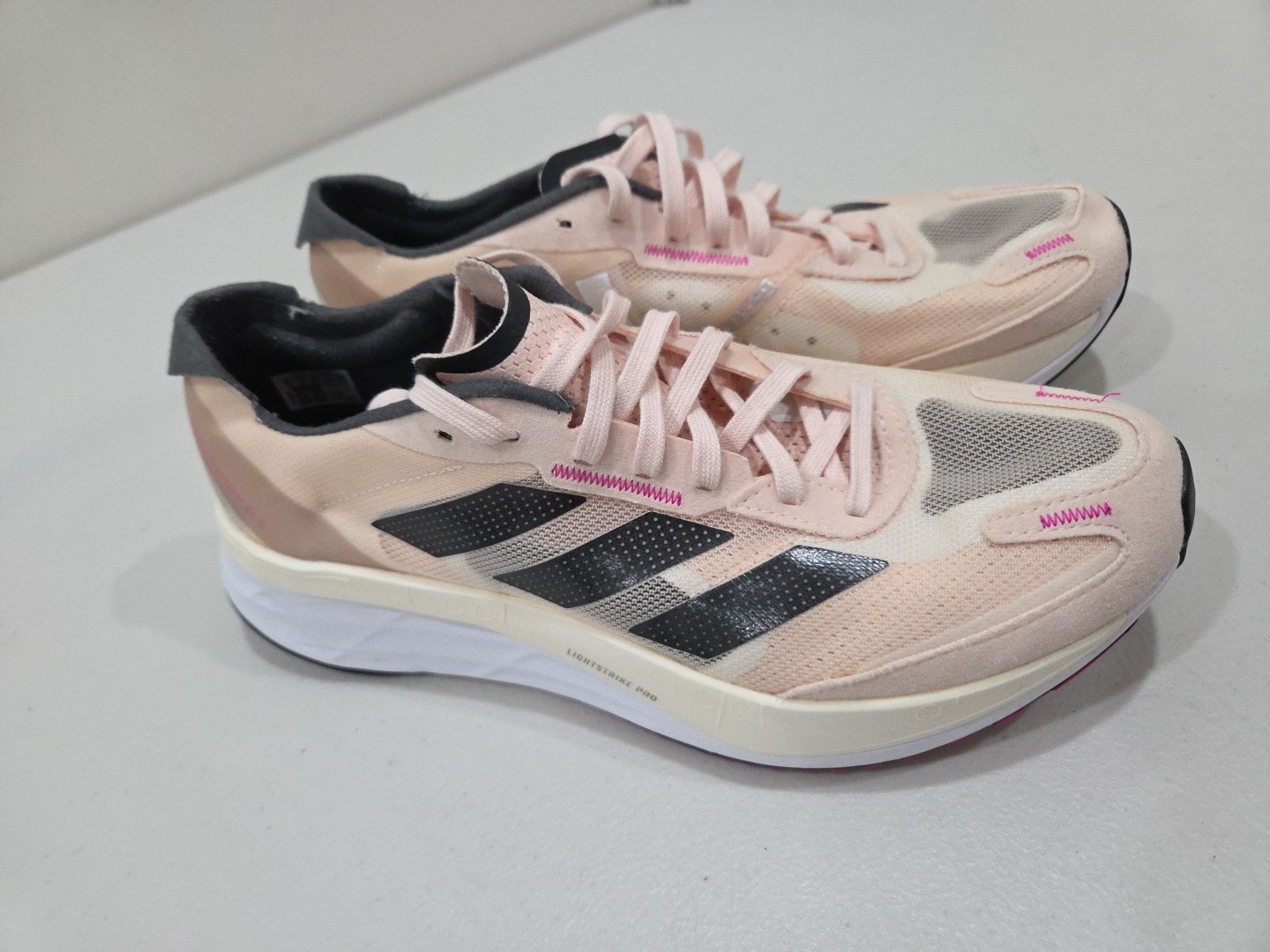 Adidas Adizero Boston 11 – “Wonder Quartz Crystal White” GV9076 size 10