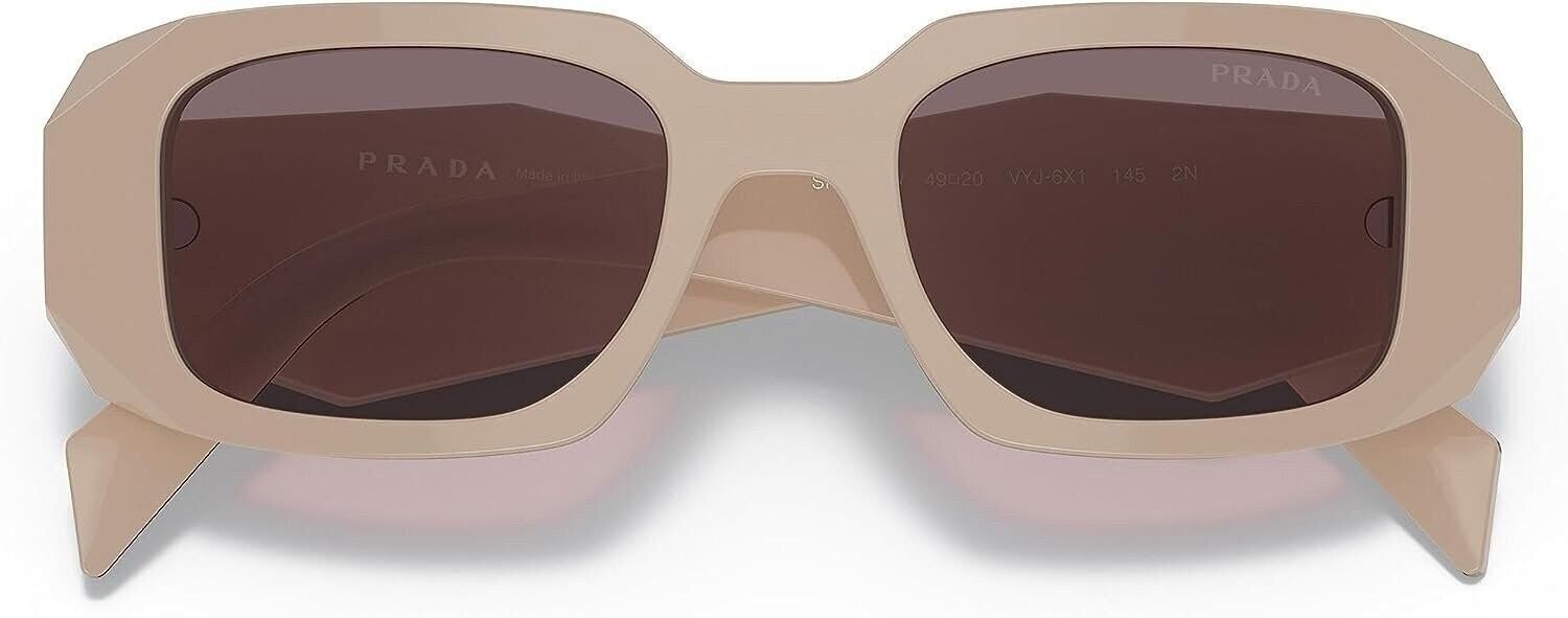 Prada Sunglasses PR17WS VYJ6X1 49mm Powder / Purple Brown Lens