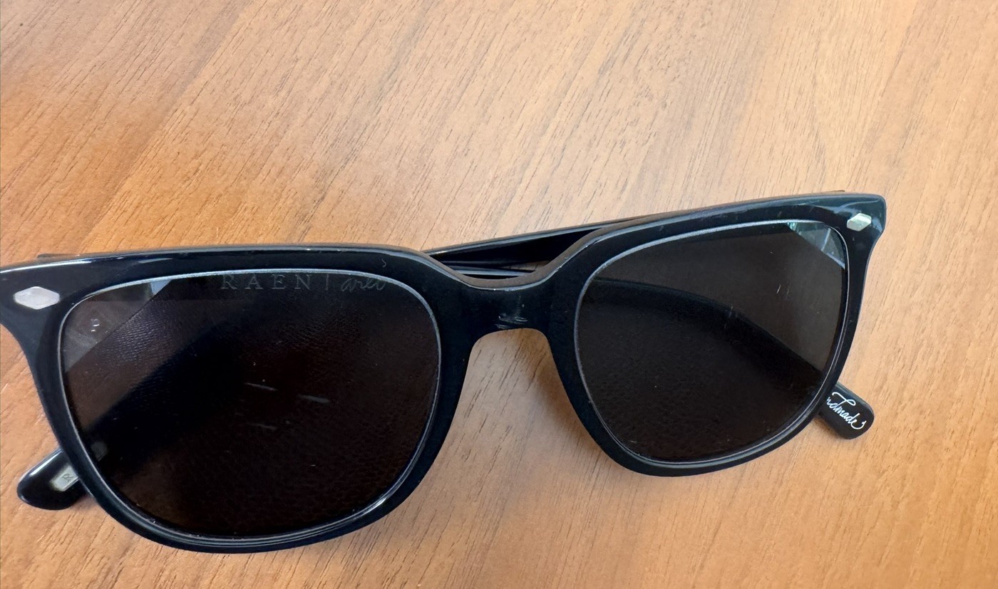 Raen Arlo Crystal Black Polarized Size Sunglasses Fair – scratches